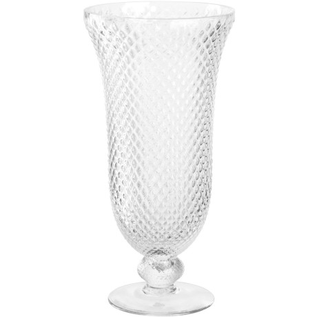 LEONARDO Tafelvaas Decoratieve vaas POESIA op voet uit glas, kelkvormig, handgemaakt (1 stuk)