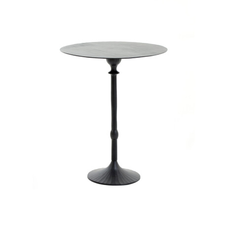 Light & Living Bijzettafel 'Janna' Ø50cm, kleur Mat Zwart