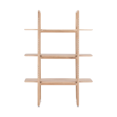 Muse room divider houten boekenkast naturel - 140 cm