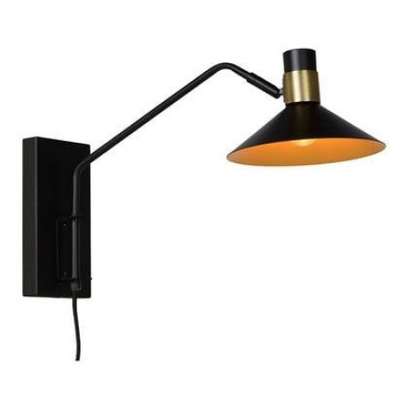 Lucide PEPIJN Wandlamp 1xE14 - Zwart