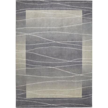 LUXOR living Wollen kleed LINEO Nepal tapijt, 100% wol, handgeknoopt, met bies
