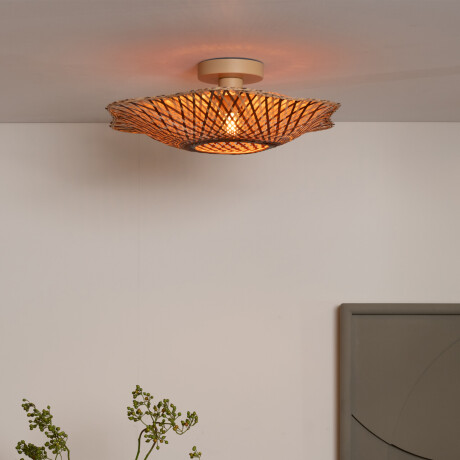 GOOD&MOJO Plafondlamp 'Madura' Bamboe, 44cm, kleur Naturel/Bruin