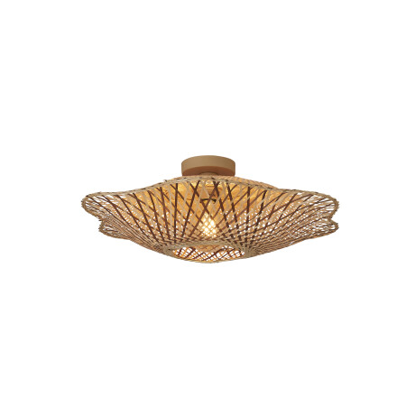 GOOD&MOJO Plafondlamp 'Madura' Bamboe, 60cm, kleur Naturel/Bruin