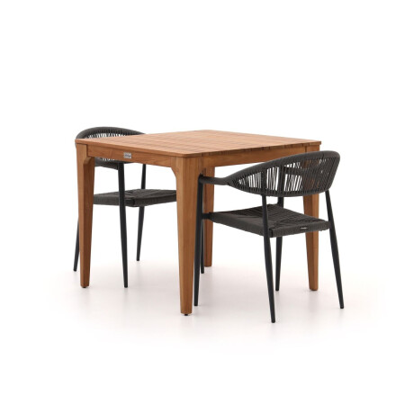 Manifesto Belpasso/Bruca 90cm dining tuinset 3-delig stapelbaar - Laagste prijsgarantie!