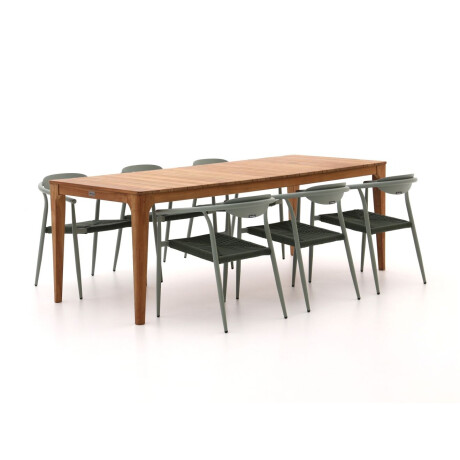 Manifesto Cavone/Bruca 220cm dining tuinset 7-delig stapelbaar - Laagste prijsgarantie!