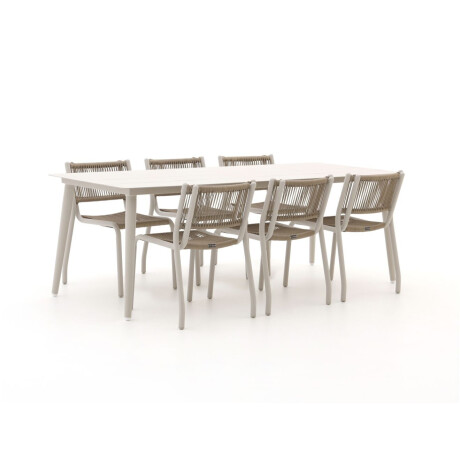 Manifesto Misurina/Sora 220cm dining tuinset 7-delig - Laagste prijsgarantie!