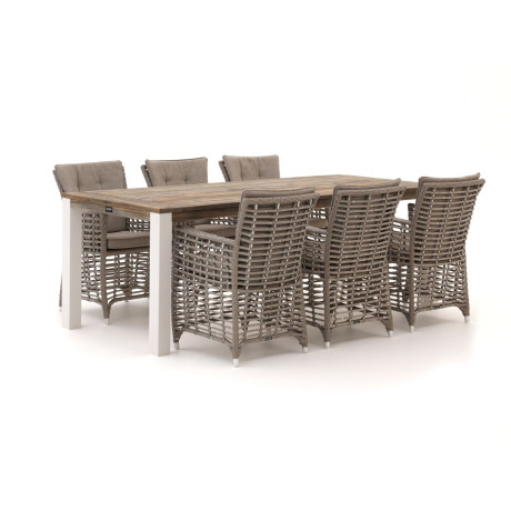 Manifesto Ortello/ROUGH-S 220cm dining tuinset 7-delig - Laagste prijsgarantie!