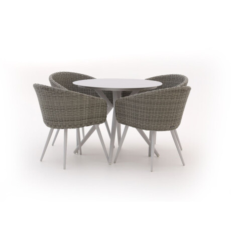 Manifesto Veruno/Sora ø 90cm dining tuinset 5-delig - Laagste prijsgarantie!