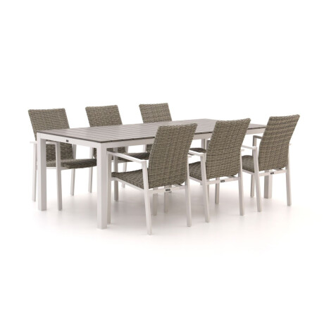 Manifesto Villongo/Fidenza 220cm dining tuinset 7-delig - Laagste prijsgarantie!