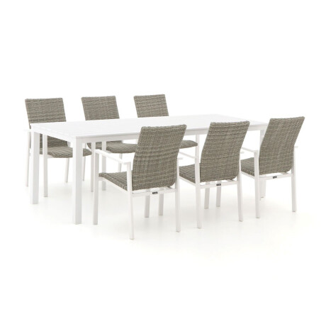 Manifesto Villongo/Menzano 220cm dining tuinset 7-delig stapelbaar - Laagste prijsgarantie!