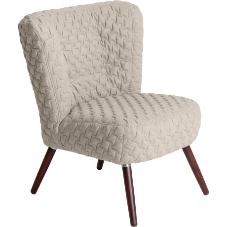 Max Winzer Fauteuil Nikki, Loungesessel in retro-look, met doorgestikte overtrekstof (set)