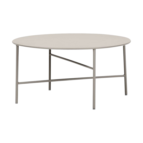 Mila metalen tuin salontafel grijs - Ø 70 cm