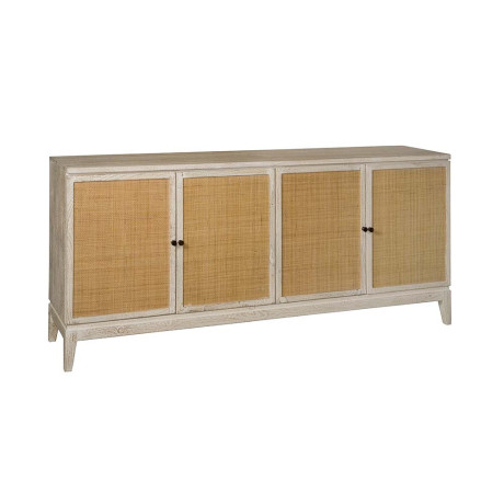 Tower Living Dressoir 'Vincenza' Mangohout en rotan, 200cm