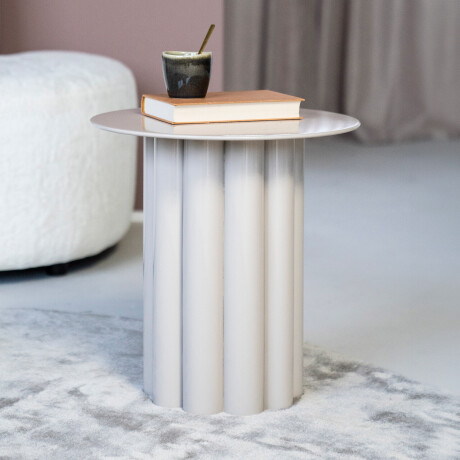 By-Boo Bijzettafel 'Olympa' 43cm, kleur Beige