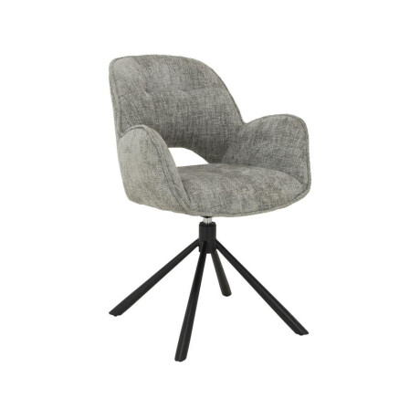 Tower Living Draaibare Eetkamerstoel 'Isola' kleur Zilver