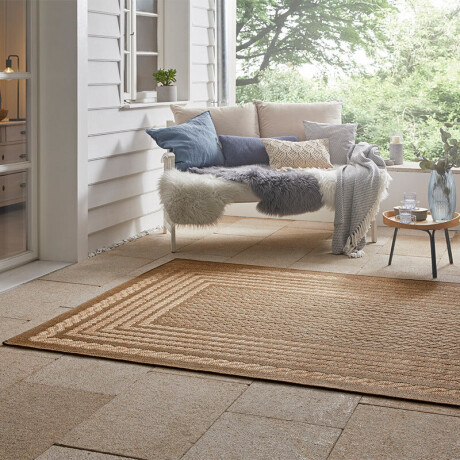 Jute Vloerkleed Woods Mokka 120x170 Cm Laagpolig NORTHRUGS - Dekbed-Discounter.nl
