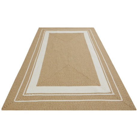 NORTHRUGS Vloerkleed Trenzado In- & outdoor, handgemaakt-look, loper, weerbestendig, balkon, woonkamer