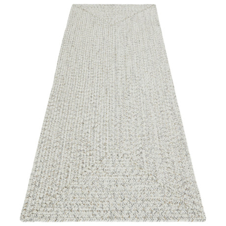 NORTHRUGS Vloerkleed Trenzado In- & outdoor, handgemaakt-look, loper, weerbestendig, balkon, woonkamer
