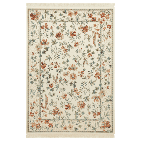 Vloerkleed Oriental Flowers Groen 195x300 Cm Laagpolig Nouristan - Dekbed-Discounter.nl