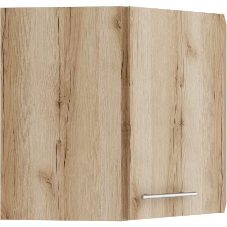 OPTIFIT Hangend hoekkastje Bella Breedte 60 x 60 cm, deuropening verwisselbaar