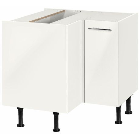 OPTIFIT Hoekonderkast Bern Breedte 90x90 cm, met deur, in hoogte verstelbare poten, met metalen greep