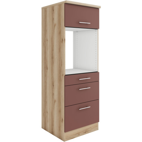OPTIFIT Ovenombouwkast Bella Breedte 60 cm, met 3 lades en 1 klep