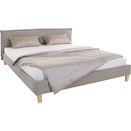 OTTO products Gestoffeerd bed Heddi in 5 breedten: van 90 cm-200 cm, bies bij het hoofdbord, structuurstof