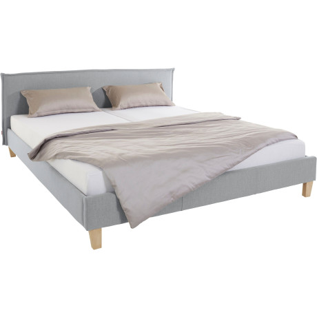 OTTO products Gestoffeerd bed Heddi in 5 breedten: van 90 cm-200 cm, bies bij het hoofdbord, structuurstof