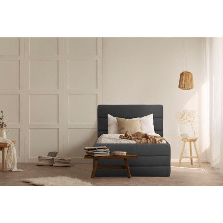OTTO products Gestoffeerd bed Merrit Dwarsnaad in het hoofd- en voetbord, in 5 breedten, ook in 220 cm lang