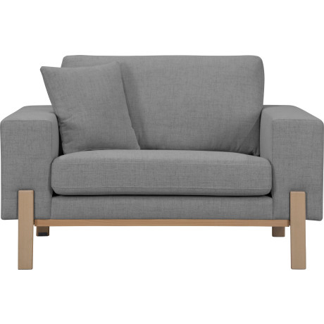 OTTO products Loveseat Hanne Sessel mit Holzrahmen Verschillende stofkwaliteiten: katoen, gerecycled polyester