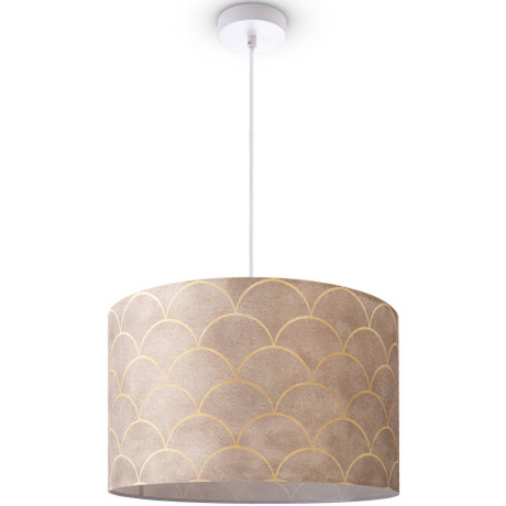 Paco Home Hanglamp Hugo Pillar Pendellamp eettafel lamp woonkamer stoffen kap vintage modern