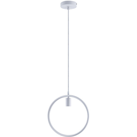 Paco Home Hanglamp Jacob Hanglamp eetkamer rond ring 1,5m textielen kabel in te korten E27