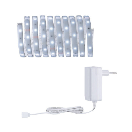 Paulmann Led-strepen MaxLED 250 Basisset 3m Daylight 6500K 12W 230/24V zilverkleur kunststof (1 stuk)