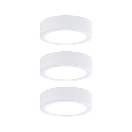 Paulmann Verlichting voor onderkast Meubel Set Pukk 3x3,5W 210lm 12/230V 2700K Kunststof/Zwart (3 stuks)