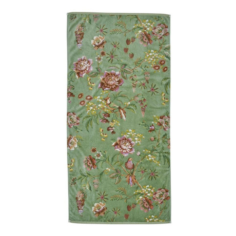 Pip Studio Secret Garden badhanddoek van terry katoen - 400 gr/m2 - 70 x 140 cm