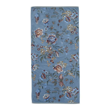 Pip Studio Secret Garden badhanddoek van terry katoen - 400 gr/m2 - 70 x 140 cm