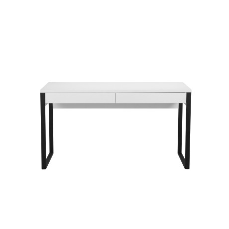 Places of Style Bureau Moid, Computertafel in modern design, Breedte 120/140/160 cm, met metalen poten & lade