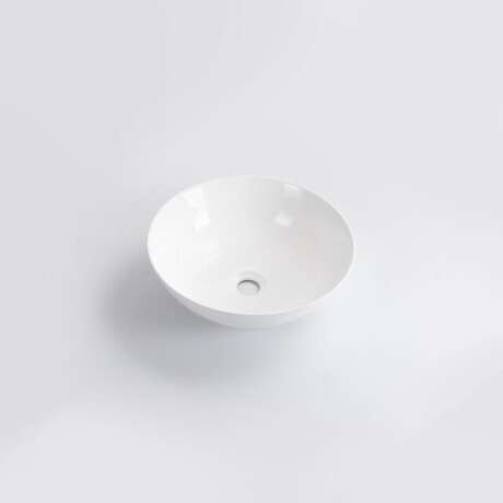 QeramiQ Dely Waskom - 40x40x15cm - rond - keramiek - glans wit SW1102401