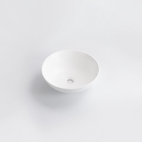 QeramiQ Dely Waskom - 40x40x15cm - rond - keramiek - mat wit