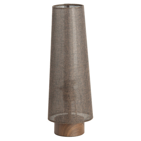 Light & Living Tafellamp 'Howie' 42cm, kleur Donkerbruin