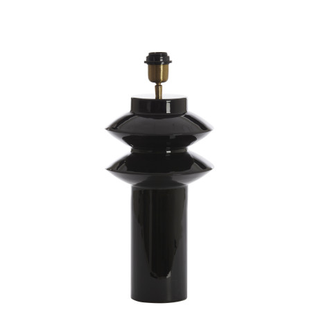 Light & Living Tafellamp 'Petch' 40cm, kleur Zwart (excl. kap)