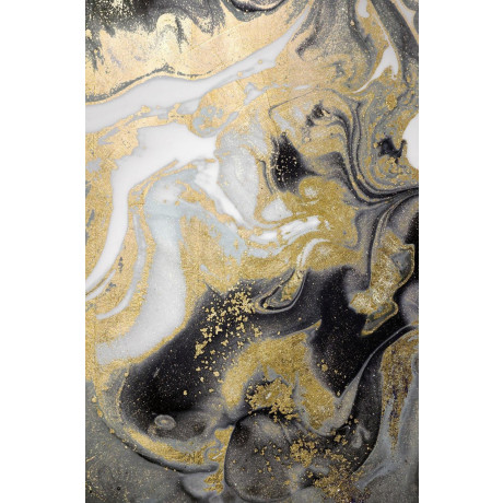 queence Artprint op acrylglas Abstracte kunst met glinster-effect
