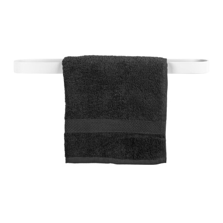 QUVIO Handdoekhouder met stang - 7 x 50 x 3 cm - Wit