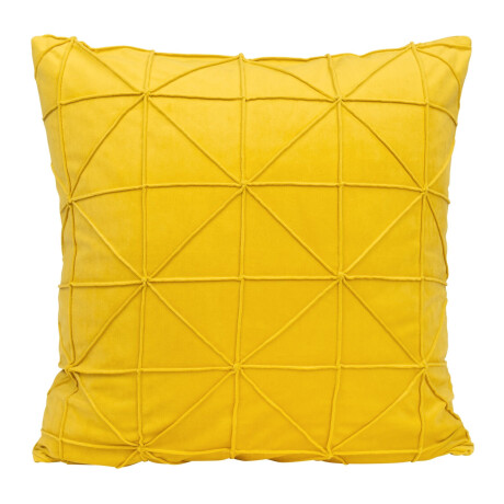 QUVIO Kussenhoes - Fluweel - 50 x 50 cm - Okergeel
