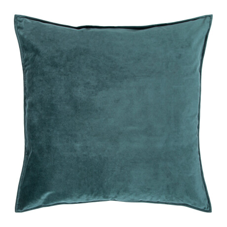 QUVIO Sierkussenhoes - 45x45cm - Fluweel - Donkergroen