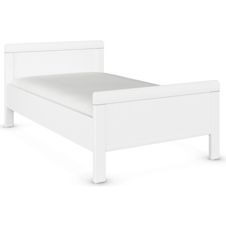 rauch Bed Eenpersoons Stollenbed EVELYN in comfortabele hoogte van houtmateriaal in elegante stijl made in germany