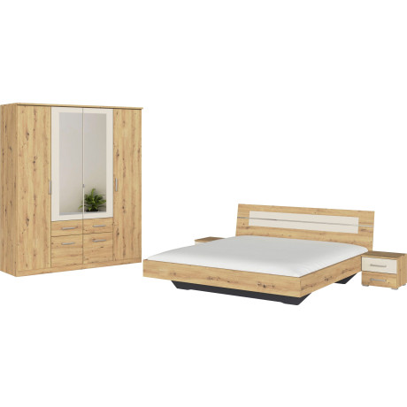 rauch Slaapkamerserie Compleet slaapkamer slaapkamer BURANO met kast in 3 breedtes(set)