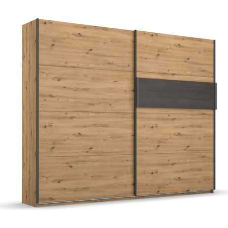 rauch Zweefdeurkast Kledingkast Kast Garderobe Slaapkamerkast APOLLON inclusief praktisch hangelement met 6 kledinghaken made in germany
