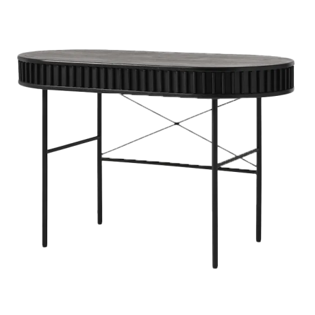 Redmer houten bureau zwart eiken - 120 x 60 cm