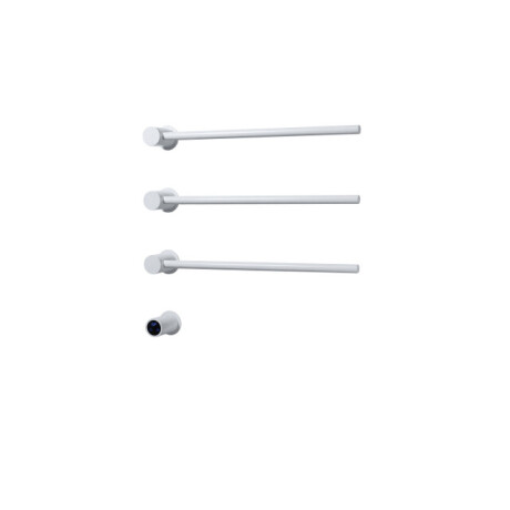 Rosani THREE Elektrische Handdoekradiator - 52x54x13cm - 30watt - wit mat SW1381755